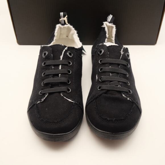 NEW Vionic Women's 6.5 Pismo Shoes Black Denim Slip On Orthotic Arch Support - Picture 5 of 8